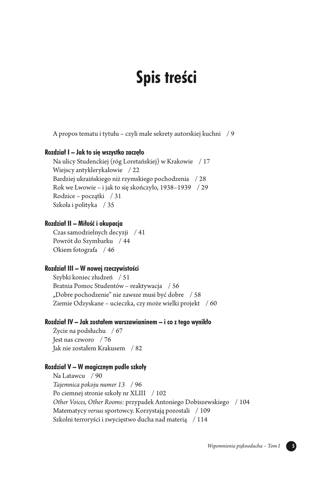 Wspomnienia pięknoducha Tom I - obrazek 2